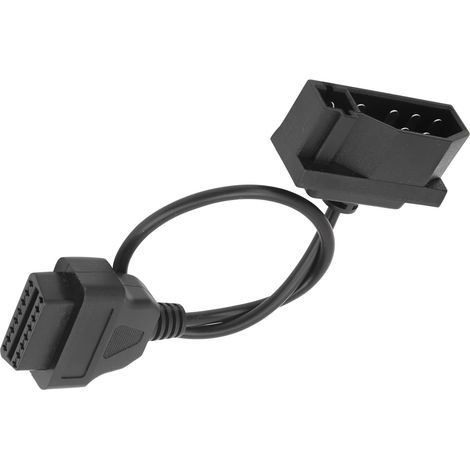 Adaptateur diagnostic 40cm OBD1 vers OBD2 16 broches, câble 7 broches pour Ford, scanner OBDII, compatible véhicules anciens, connecteur mâle, testeur moteur. (1/5)