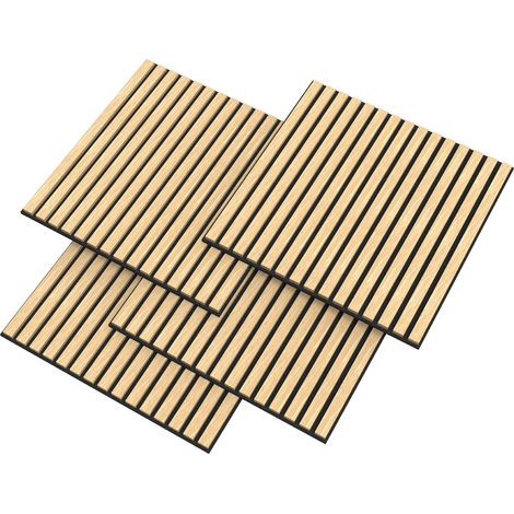 Set di 16 pannelli acustici 5,76 m² effetto rovere chiaro 030009580