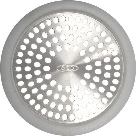 Filtre pour bonde de Baignoire, Bonde de Baignoire en Acier Inoxydable, Gris (1/5)