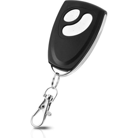 Télécommande de porte de garage 433,9 MHz 4 canaux compatible avec les moteurs de porte de garage Classic et Premium smart & RolloPort S1, S2, SX5 DuoFern, portée : environ 30 m, avec batterie (1 (1/5)