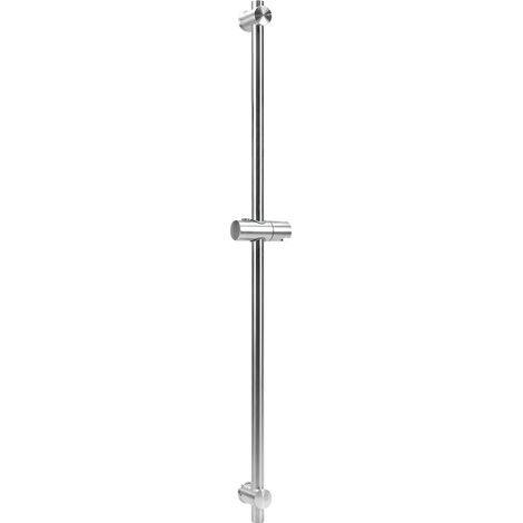 100 cm Barre de Douche avec Support Pommeau de Douche - Acier Inoxydable SUS 304 - Finition Brossée - Trous de Fixation Réglables (1/5)