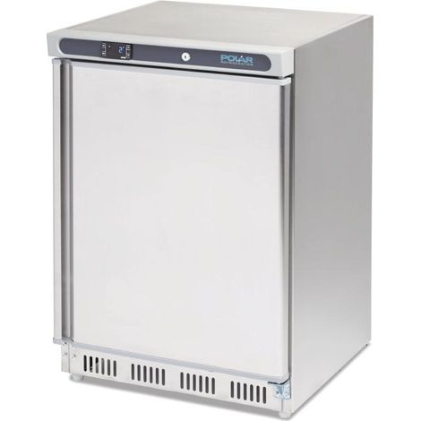 Mini armoire négative 140 litres - Inox externe - Polar