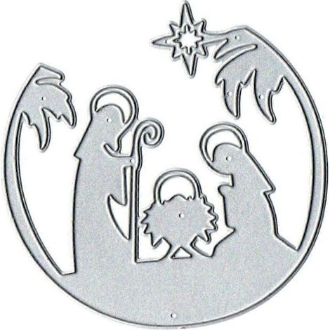 Stanzformen für Weihnachtsmotive aus Metall, Kartenherstellung, Scrapbooking, Papierbasteln, DIY-Vorlage