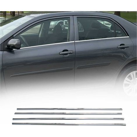 Garniture de Fenêtre pour Toyota Corolla 2007-2013 Berline Acier Inox 4Pcs (1/5)