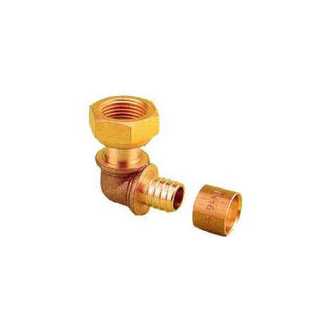 Raccord sanitaire-distribution elbow fitting 90 degrés laiton