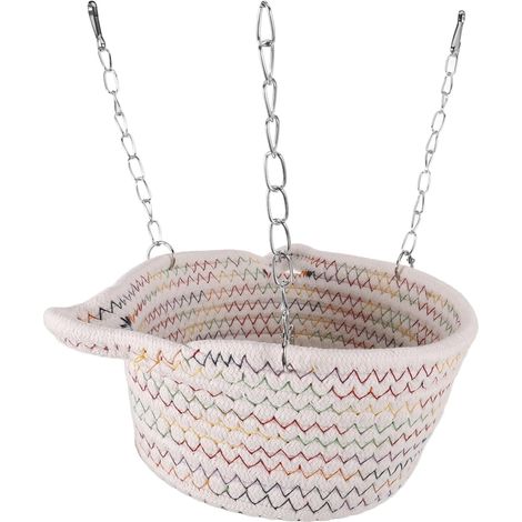 Hanging Cotton Hammock for Small Animals, Warm Bed for Rodents, Toy and Sleep (1/5)