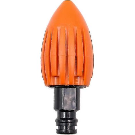 Orange Sewer Cleaning Nozzle for Garden Hose (1/3)