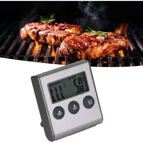 Grillthermometer, Lebensmittelthermometer, Fleischthermometer, Wasserthermometer (Batterien nicht enthalten) (1/5)