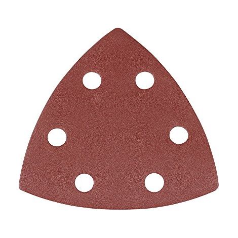 Silverline 10 fogli triangolari a fissaggio strappo 90 mm 240 Grana