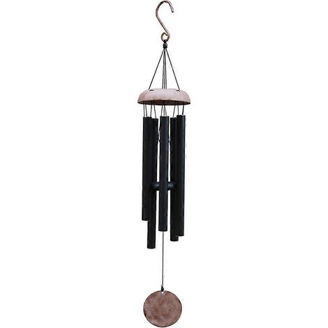 Windspiel für den Außenbereich, mit 5 Aluminiumröhren, Holz-Windspiel zur Erinnerung an das Windspiel, das beste Geschenk-Windspiel für die Gartendekoration.