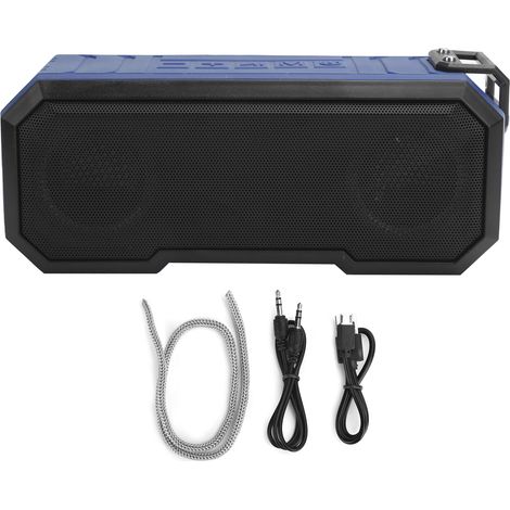 Enceinte Bluetooth Sans Fil IPX7 - Haut-Parleur Étanche avec Lampe LED - Son Stéréo Basses Renforcées - 3000 mAh - Pour Extérieur Salle De Bain Piscine (1/5)
