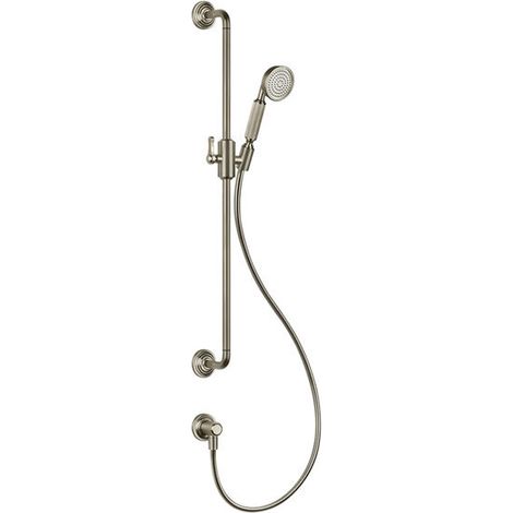 Gessi Venti20 Brausestange mit Wandanschlussbogen, gebogener