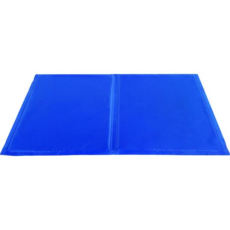 Tapis rafraîchissant pour chiens et chats, 40 x 50 cm, bleu, rafraîchit pendant des heures par contact corporel
