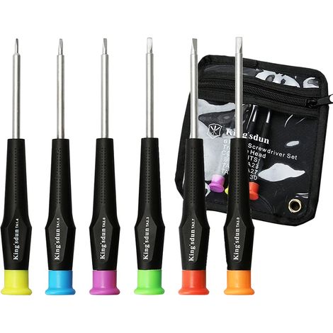 6 pièces Kits d'outils de tournevis à tête triangulaire pour machine à café Kit d'outils de tournevis à vis triangulaire Fix Electronic Démonter le jeu de tournevis triangulaire (1/5)