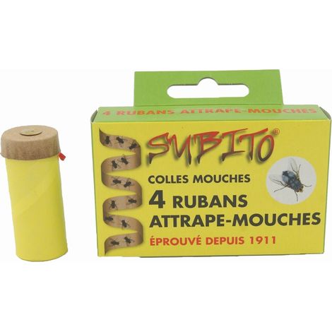 Rollo adhesivo especial para moscas Subito  4 uds