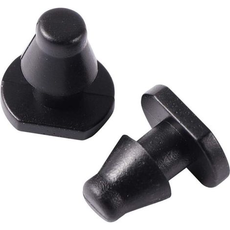 Raccords de tuyau 4/7 tuyau d'arrêt de tuyau d'écoulement d'eau 1/4 "embouts de tuyau d'irrigation bouchons d'extrémité barbelés d'irrigation paquet de 100 (1/4)