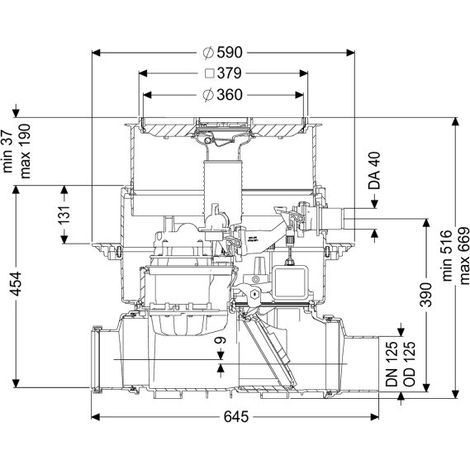 Station de relevage anti-refoulement KESSEL Ecolift