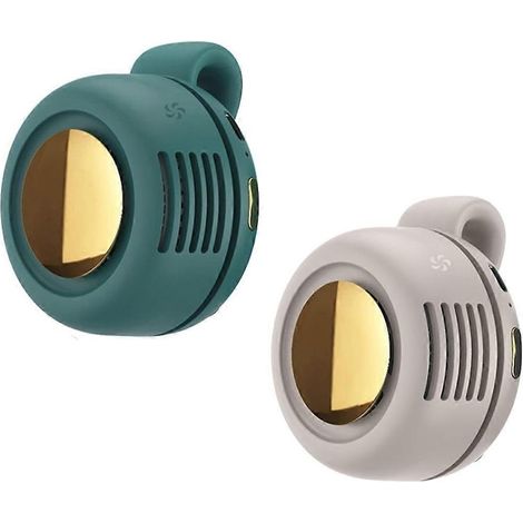 Mini ventilateur portable silencieux sans pales avec pince, petit ventilateur avec pince pour chemise et taille, idéal pour les activités de plein air et les voyages, accessoires de voyage (1/5)