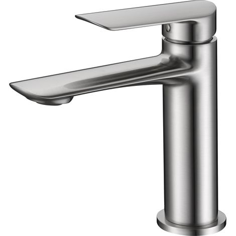 Grifo de lavabo Ural níquel cepillado [ IMEX® ]