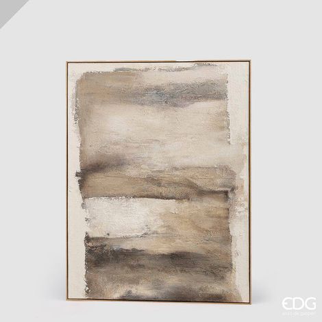 EDG Enzo De Gasperi Quadro Abstract Rettangolare Tempesta1 120 x 90 cm – Decorazione Parete Design Moderno Casa