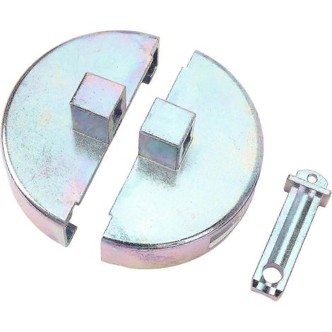 Cadenas/étiquette de sécurité pour fût - Alliage de zinc - Polyvalent et facile à utiliser - Compatible avec les bouchons de fûts d'huile de 72 à 85 mm - Système de verrouillage intelligent WHBYV (1/4)