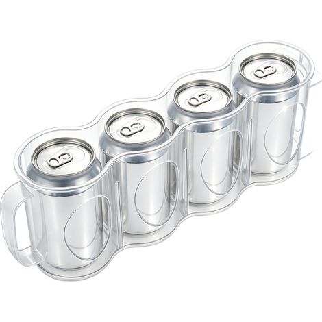 Support pour Canette Rangement De Sodas Gain De Place Avec Poignée Porte-Canette Boisson Pour Cuisine, Frigo À Boissons, Étagère Bière, Placard Et Garde-Manger, Et Le (1/5)