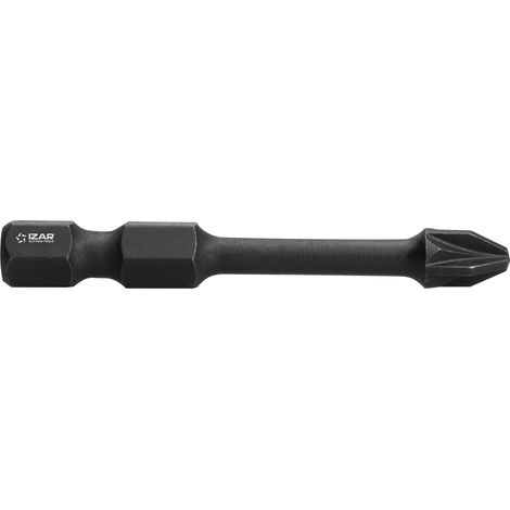 Punta Atornillar PZ 3 E6.3 Impacto L50 - (pack 2 pcs. - EUR/pack) -1523- IZAR (1/4)