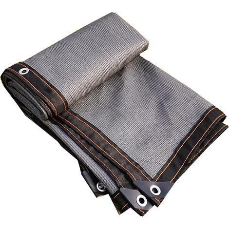 Filet d'ombrage, Filet de protection solaire Filet d'ombrage rectangulaire Tissu d'ombrage en polyester ajouré pour fleurs, pergola, jardin, serre, poulailler, extérieur, gris argent, 2x8m (1/5)