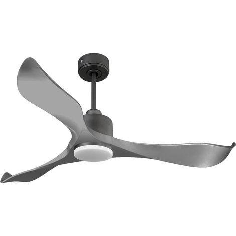 Ventilatore da soffitto Reversibile Termostato Dimmabile Wifi Motore CC Tetti inclinati Telecomando Luce a tre toni Memoria PURLINE TrawanganD132C03LED65250 (1/5)