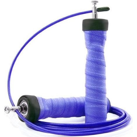 Corde à sauter Exercice Fitness Sautons Boxe Corde Vitesse Bleu