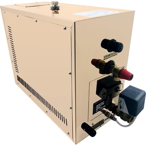 Machine automatique de bain de vapeur de pièce de sauna de vapeur de ménage de générateur de vapeur d'acier inoxydable de 3kw for le contrôleur numérique de pièce de station thermale ( Color : 8kw , S (1/5)