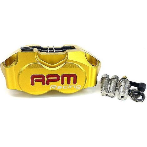 Étrier de frein universel RPM 82 mm pour moto Yamaha Aerox Nitro, pompe de frein RSZ Jog BWS Zuma 50 RR RSZ Turtle King Radiant - Or (1/5)