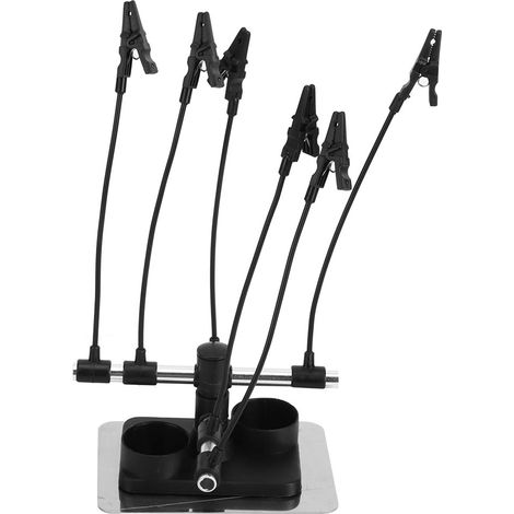 Support professionnel pour aérographe de tatouage, pince de fixation pour aérographe pour l'impression de modèles réduits (1/4)