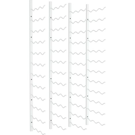 Casier à vin mural pour 36 bouteilles 2 pcs Blanc Fer CFW431260 (1/5)