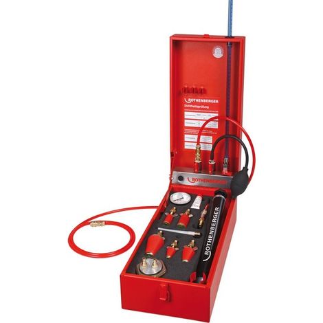 Dispositivo de verificación de impermeabilidad universal ROTEST H® GW 150/4, Manómetro : 4 bar, columna de agua 4 mba, Peso : 7,6 kg