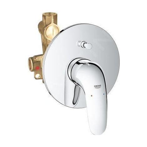 Mitigeur monocommande pour baignoire et douche 193 mm en laiton chromé - Grohe New Eurostyle (1/4)