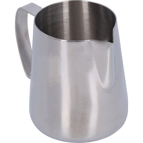 Verseuse à lait inox 400ML avec cygne, pichet à mousse café, gobelet latte art, bec verseur pour cappuccino et chocolat chaud (1/5)