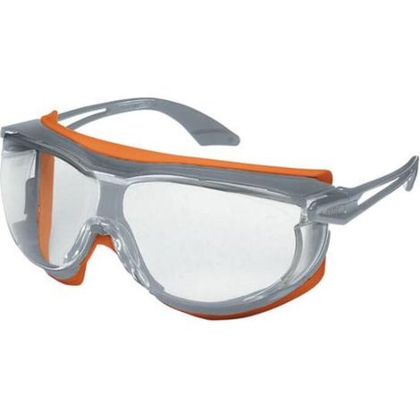 uvex Bügelbrille uvex skyguard NT, UV400 farblos supravision excellence grau/orange
