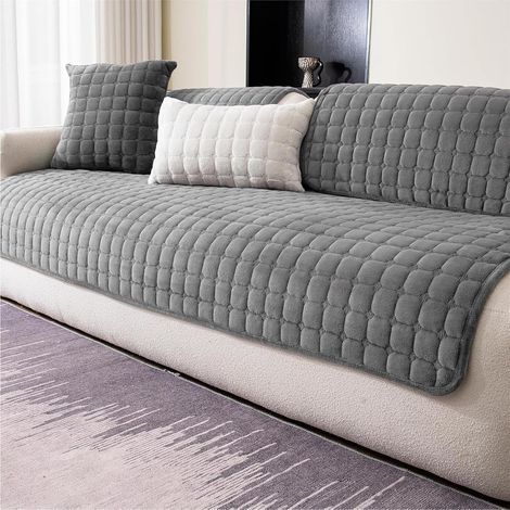 Flannel Sofa Cover - Sofa Cushion Cover, Corner Sofa Cover for 1/2/3/4 Seater Sofas