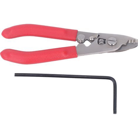 Stainless steel fiber optic stripper, 3-port stripping tool (1/5)