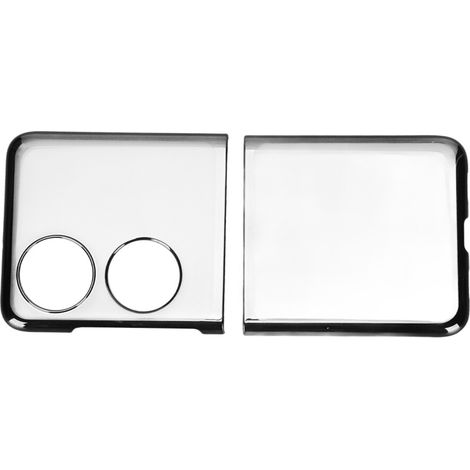 Étui de protection antibruit pour Galaxy Z Flip 6, design antichoc et transparent, résistant à la transpiration et aux rayures, d'une clarté cristalline, compatible avec la recharge sans fil. (1/2)