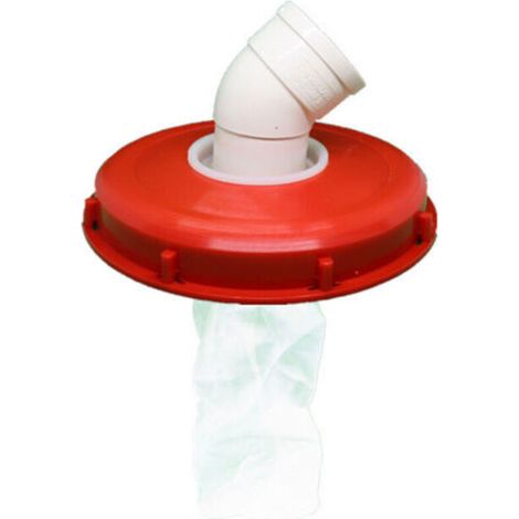 Couvercle de Réservoir IBC avec Filtre en Nylon Lavable pour Réservoir d'eau de Pluie IBC 1000 litres,Filtre À Couvercle IBC Accessoires de Réservoir IBC,Filtre à Eau de Pluie en Nylon (245mm 45 d (1/5)
