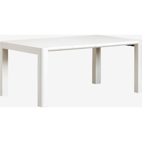 Table de jardin rectangulaire Arnadine SKLUM Blanc Gardenia 180 x 100 cm