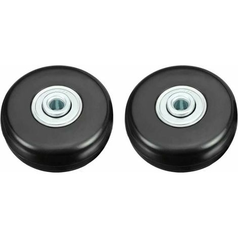Roues remplacement bagages x kit réparation roulement roulette pivotante 50 mm 18 mm lot de 2 Caoutchouc (1/5)
