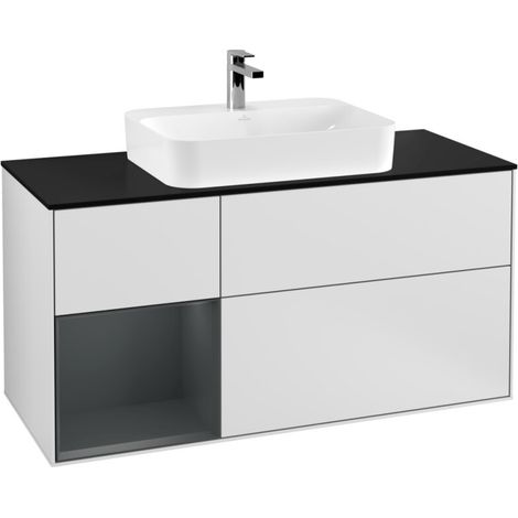 Villeroy & Boch F412HGMT Sous-meuble lavabo Finion F41 (1/2)