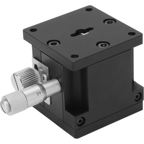 Plateforme de réglage fin manuelle, axe Z, plateforme linéaire, levage horizontal, table coulissante, plateforme de réglage fin (1/5)
