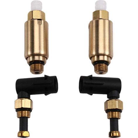 68084809AA 68029912AE Kit de reparación de codo de amortiguador de resorte de suspensión neumática delantera con válvula de cobre de presión para Jeep Grand Cherokee (1/5)