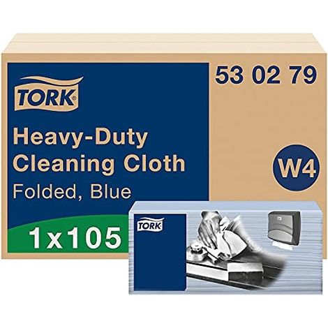 Essity Tork Cleaning Cloths Blue Multi-Purpose 105 Pack
