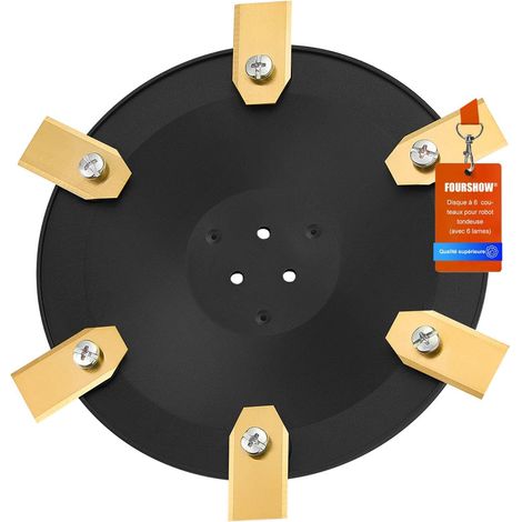 【Coupe Plus Efficace】Disque de lames + 6 pièces de rechange compatible avec Husqvarna Automower pour 305 (jusqu'au modèle 2016) séries, compatible avec Gardena R38Li-R80Li pour tondeuse robotisée (1/5)
