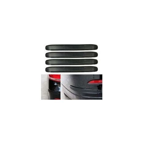 Convient aux paquets de 4 bandes de protection antifriction universelles en caoutchouc pour pare-chocs automobiles. (1/2)